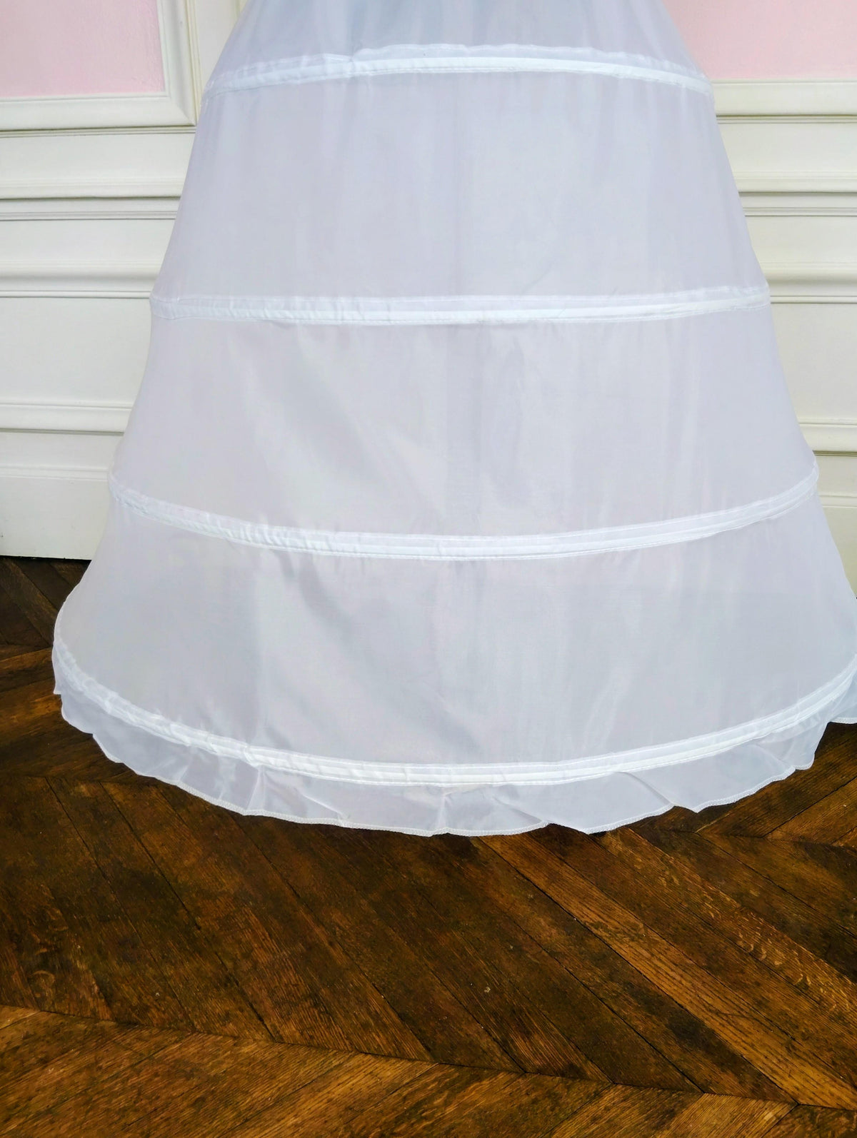 Jupon Crinoline Blanc 4 Cerceaux, Robe de Mariée & Bal