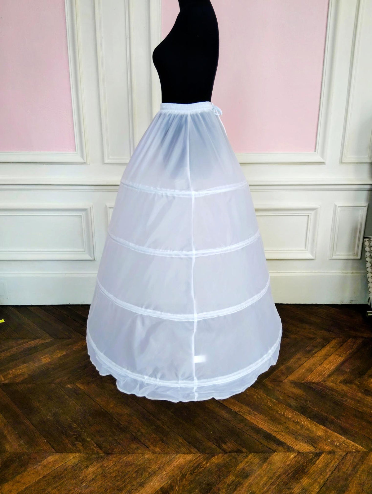 Jupon Crinoline Blanc 4 Cerceaux, Robe de Mariée & Bal