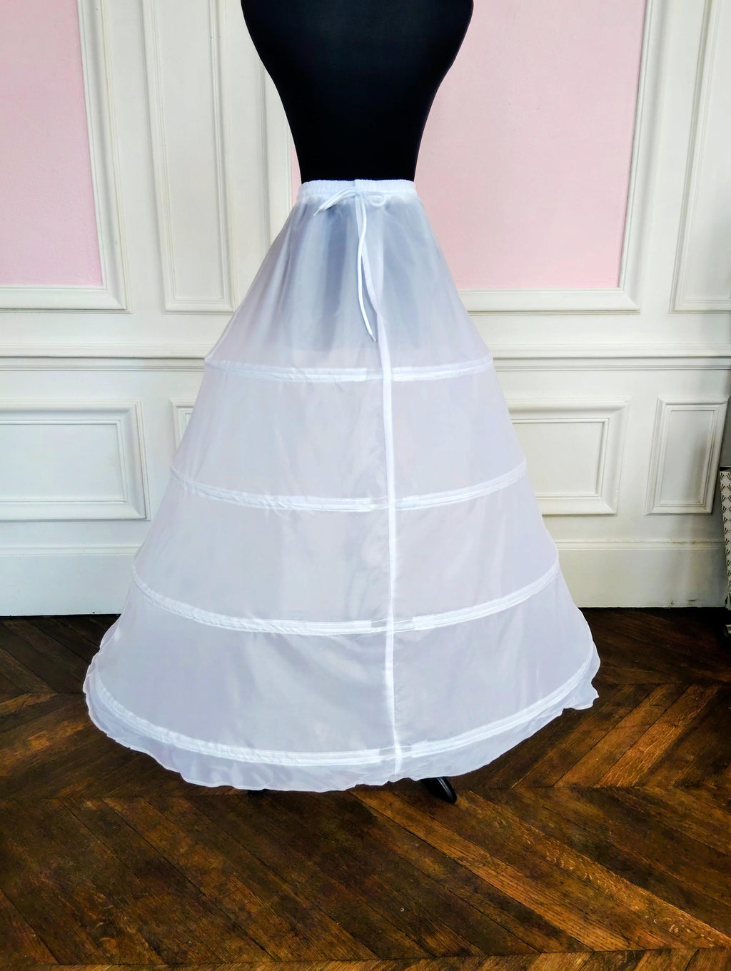 Jupon Crinoline Blanc 4 Cerceaux, Robe de Mariée & Bal