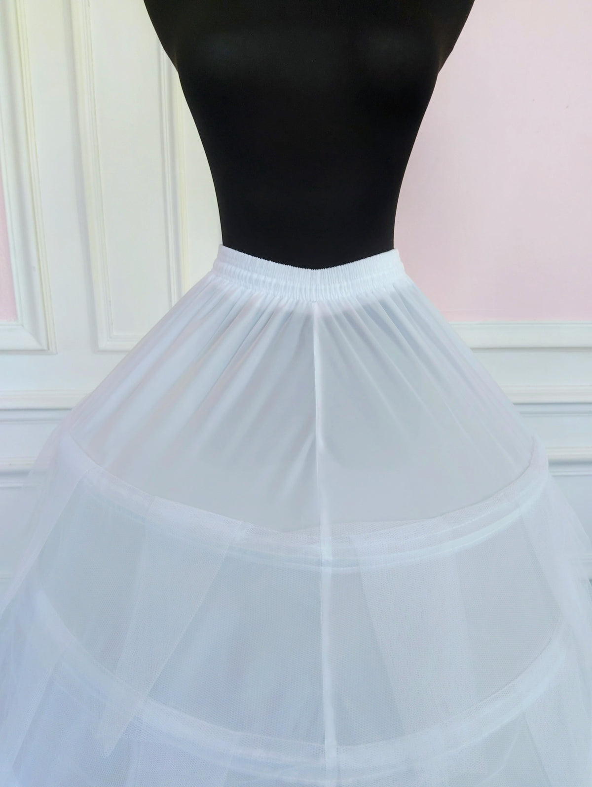 Jupon Mariée XXL 6 Cerceaux & 6 Couches de Tulle, Crinoline Princesse