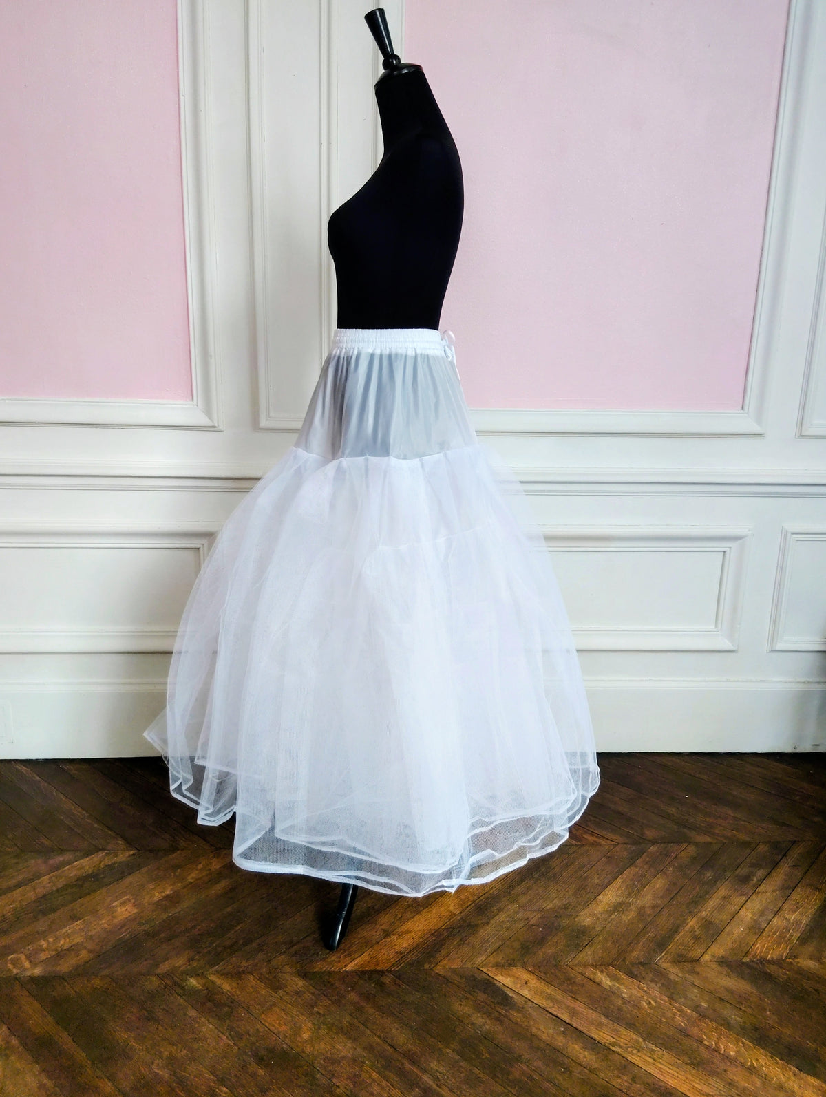 Jupon Mariée Long 8 Couches de Tulle, Volume XXL Sans Cerceau