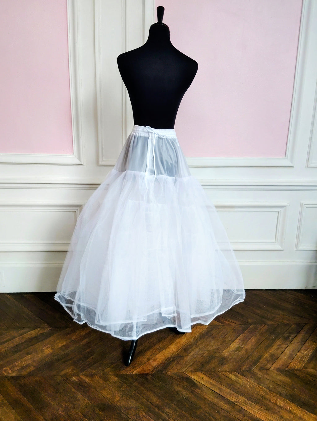 Jupon Mariée Long 8 Couches de Tulle, Volume XXL Sans Cerceau