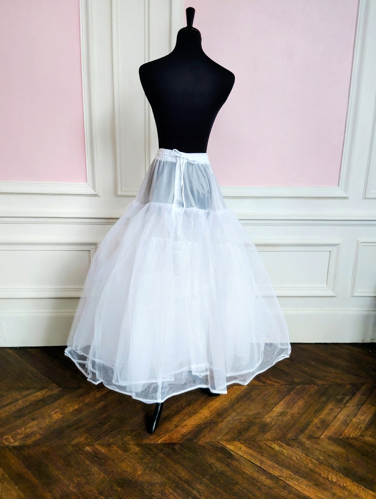 Jupon Mariée Long 8 Couches de Tulle, Volume XXL Sans Cerceau